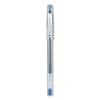 Pilot Ultra Stick Gel Pen, Ultra-Fine 0.4mm, Blue Ink, Clear Barrel, PK12 35492